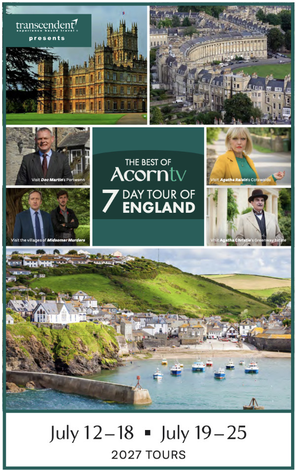The Best of Acorn TV: 7-Day Tour of England (July 12, 2027): Brochure