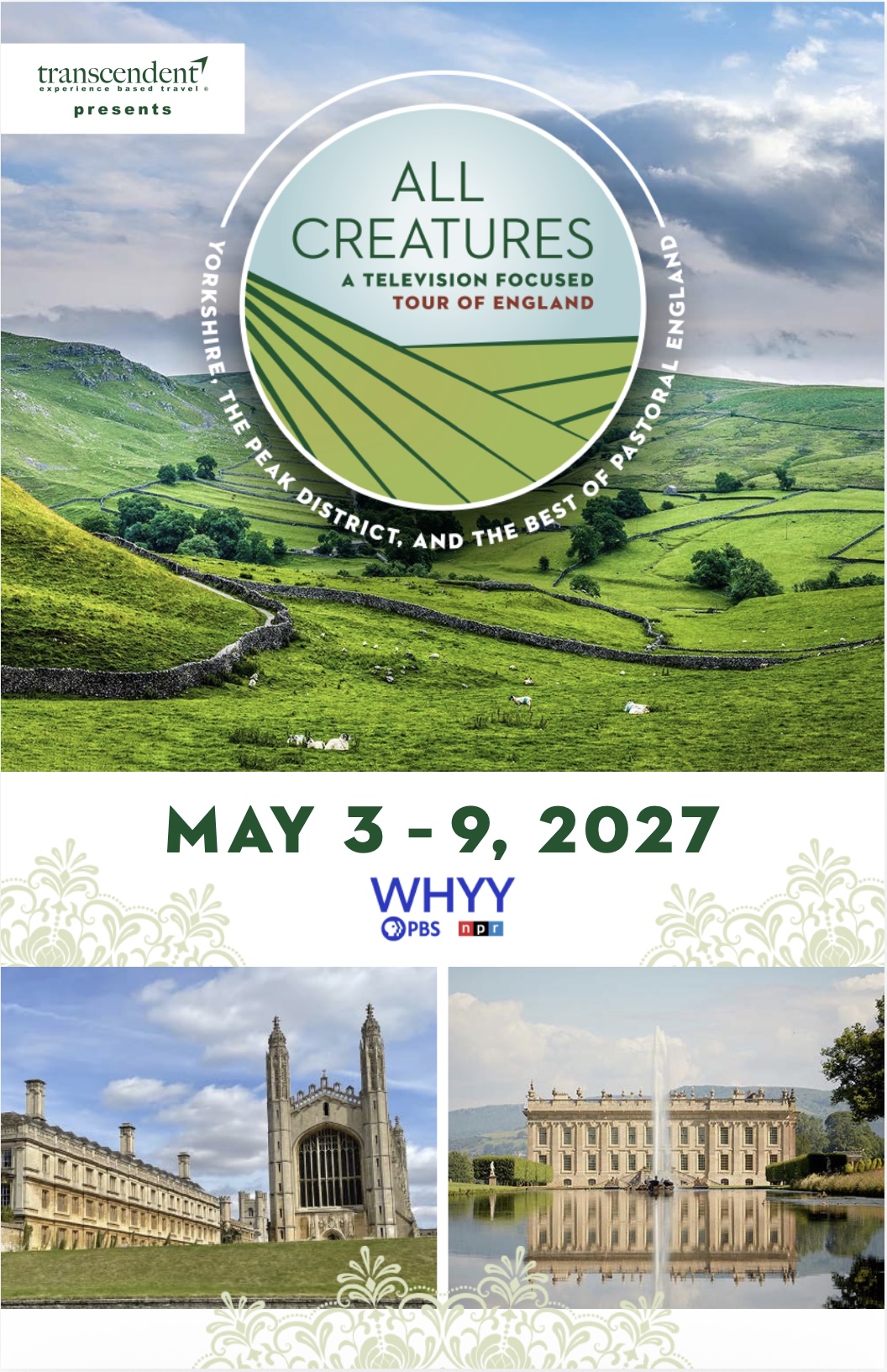 All Creatures Tour: Hosted by WHYY (May 3, 2027) - Booking Page: Brochure