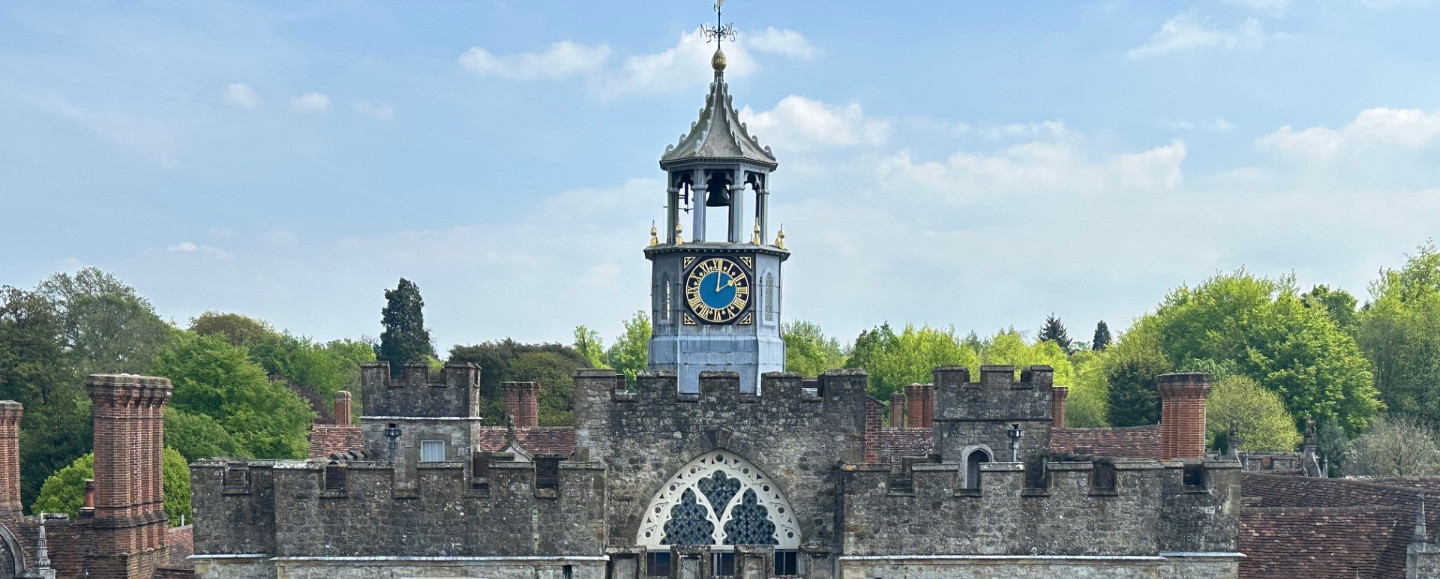Roof and tower at Knole House, Kent