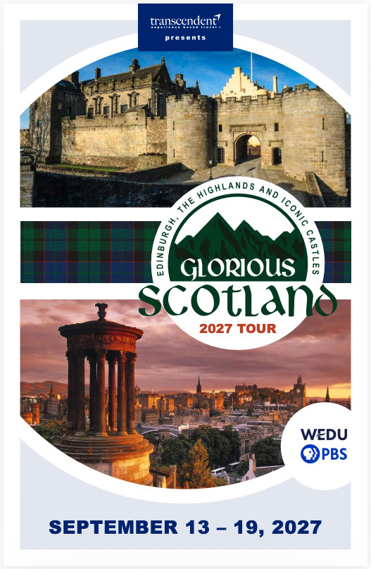Brochure cover of Glorious Scotland: Hosted by WEDU Florida West Coast Public Broadcasting